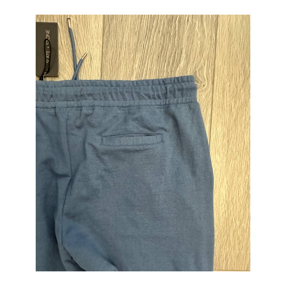 SLATE & STONE Jogger Pants In Light Blue Heather - Picture 12 of 12
